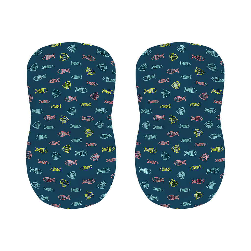 Cute Fish Pattern Print Bar Stool Covers
