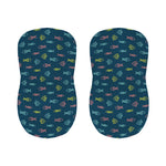 Cute Fish Pattern Print Bar Stool Covers