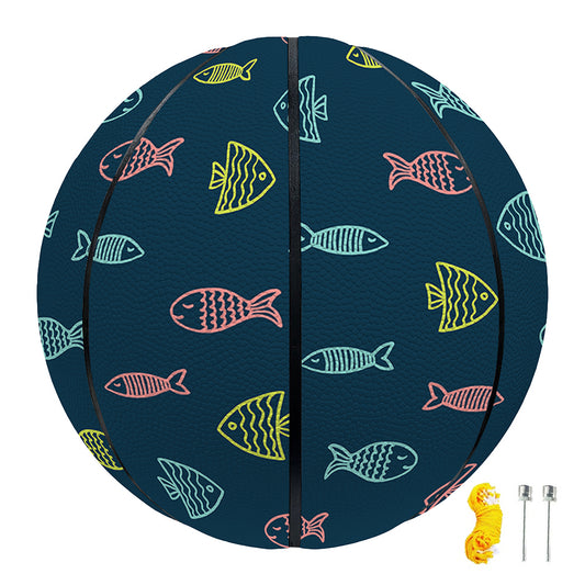 Cute Fish Pattern Print Basketball
