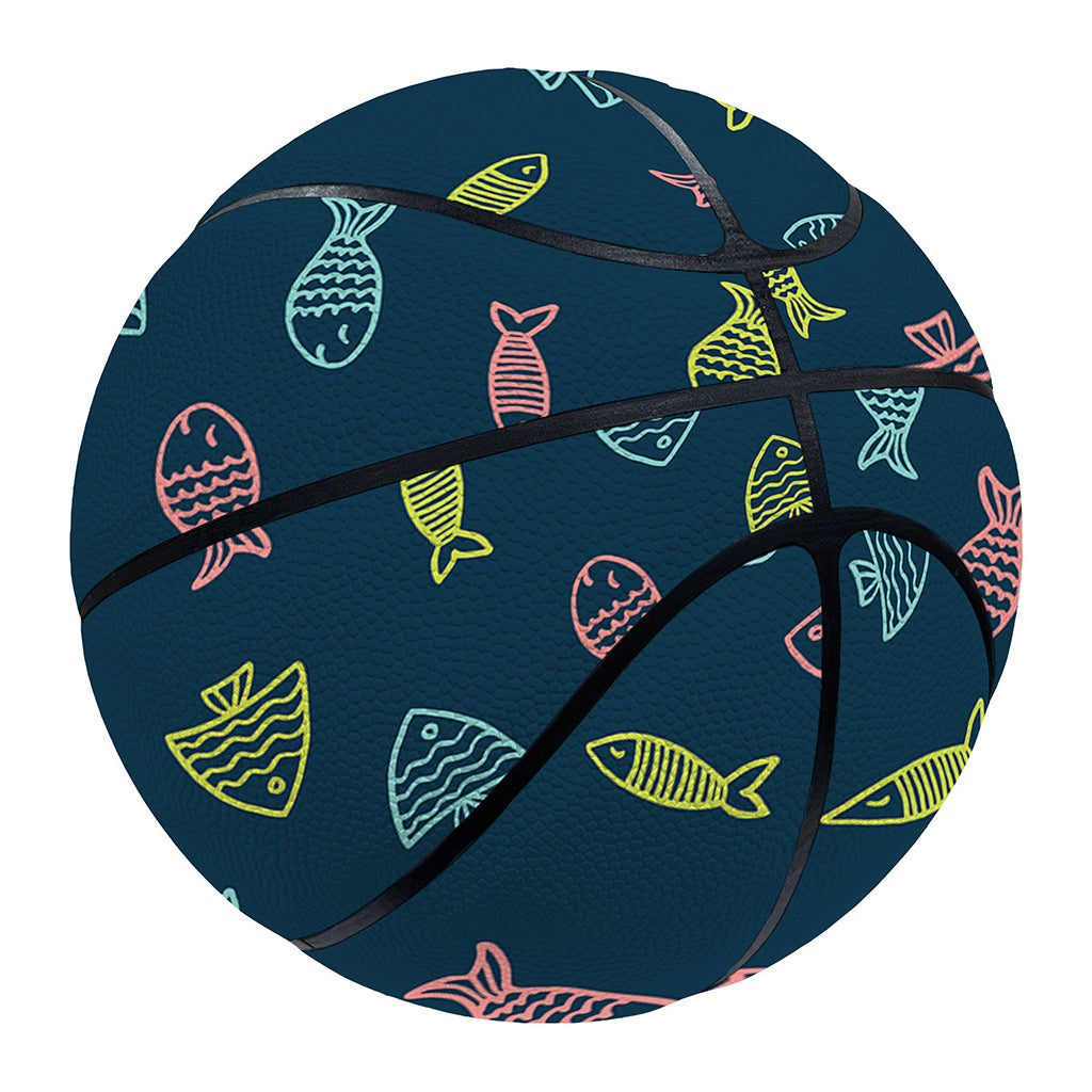 Cute Fish Pattern Print Basketball