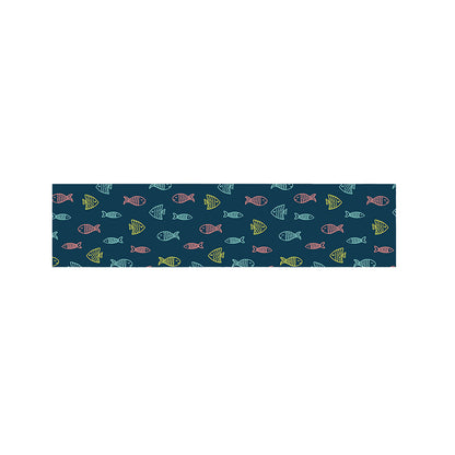 Cute Fish Pattern Print Bed Runner