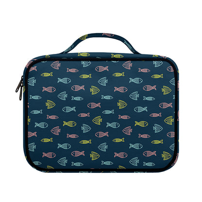 Cute Fish Pattern Print Briefcase Bible Bag
