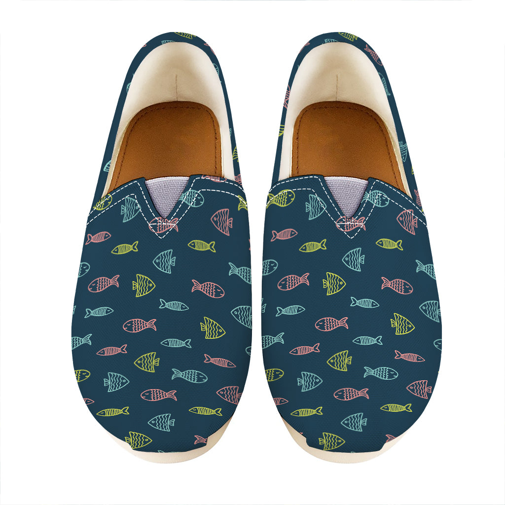 Cute Fish Pattern Print Casual Shoes