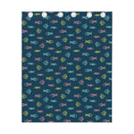 Cute Fish Pattern Print Curtain