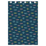 Cute Fish Pattern Print Curtain