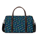 Cute Fish Pattern Print Duffle Bag