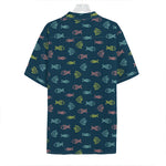 Cute Fish Pattern Print Hawaiian Shirt