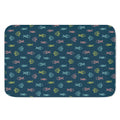 Cute Fish Pattern Print Indoor Door Mat
