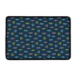 Cute Fish Pattern Print Kitchen Mat