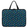 Cute Fish Pattern Print Laptop Sleeve With Handle