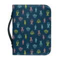 Cute Fish Pattern Print Leather Bible Cover