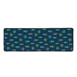 Cute Fish Pattern Print Long Kitchen Mat