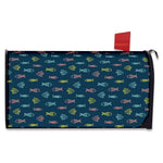 Cute Fish Pattern Print Mailbox Cover
