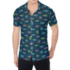 Cute Fish Pattern Print Men's Shirt