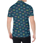 Cute Fish Pattern Print Men's Shirt