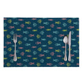 Cute Fish Pattern Print Placemat