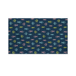Cute Fish Pattern Print Polyester Flag