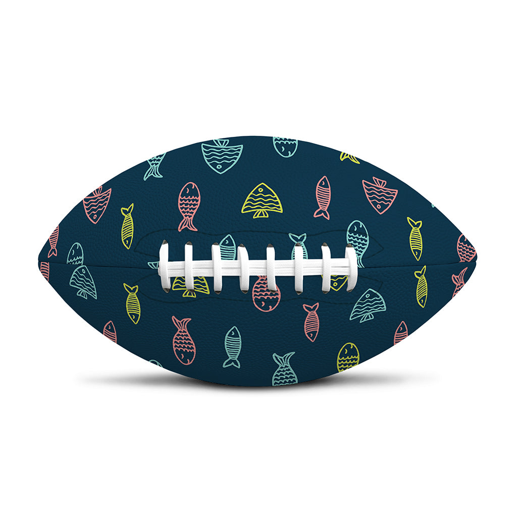 Cute Fish Pattern Print Rugby Ball