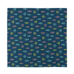 Cute Fish Pattern Print Silk Bandana