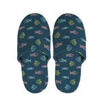 Cute Fish Pattern Print Slippers