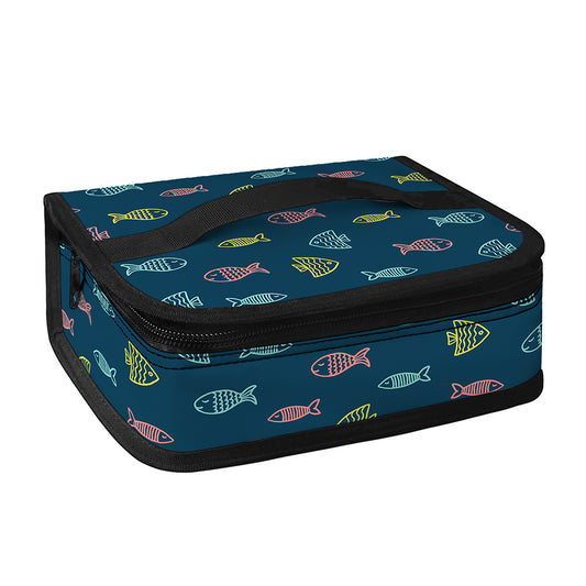 Cute Fish Pattern Print Small Lunch Bag