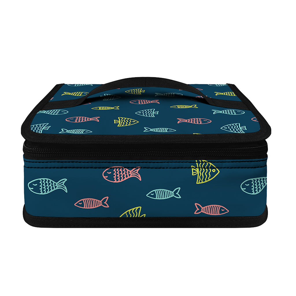 Cute Fish Pattern Print Small Lunch Bag