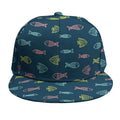 Cute Fish Pattern Print Snapback Cap