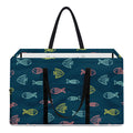 Cute Fish Pattern Print Utility Tote Bag
