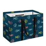 Cute Fish Pattern Print Utility Tote Bag