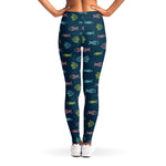 Cute Fish Pattern Print Women's Leggings