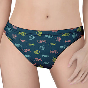 Cute Fish Pattern Print Women's Thong