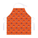 Cute Fox Pattern Print Adjustable Apron