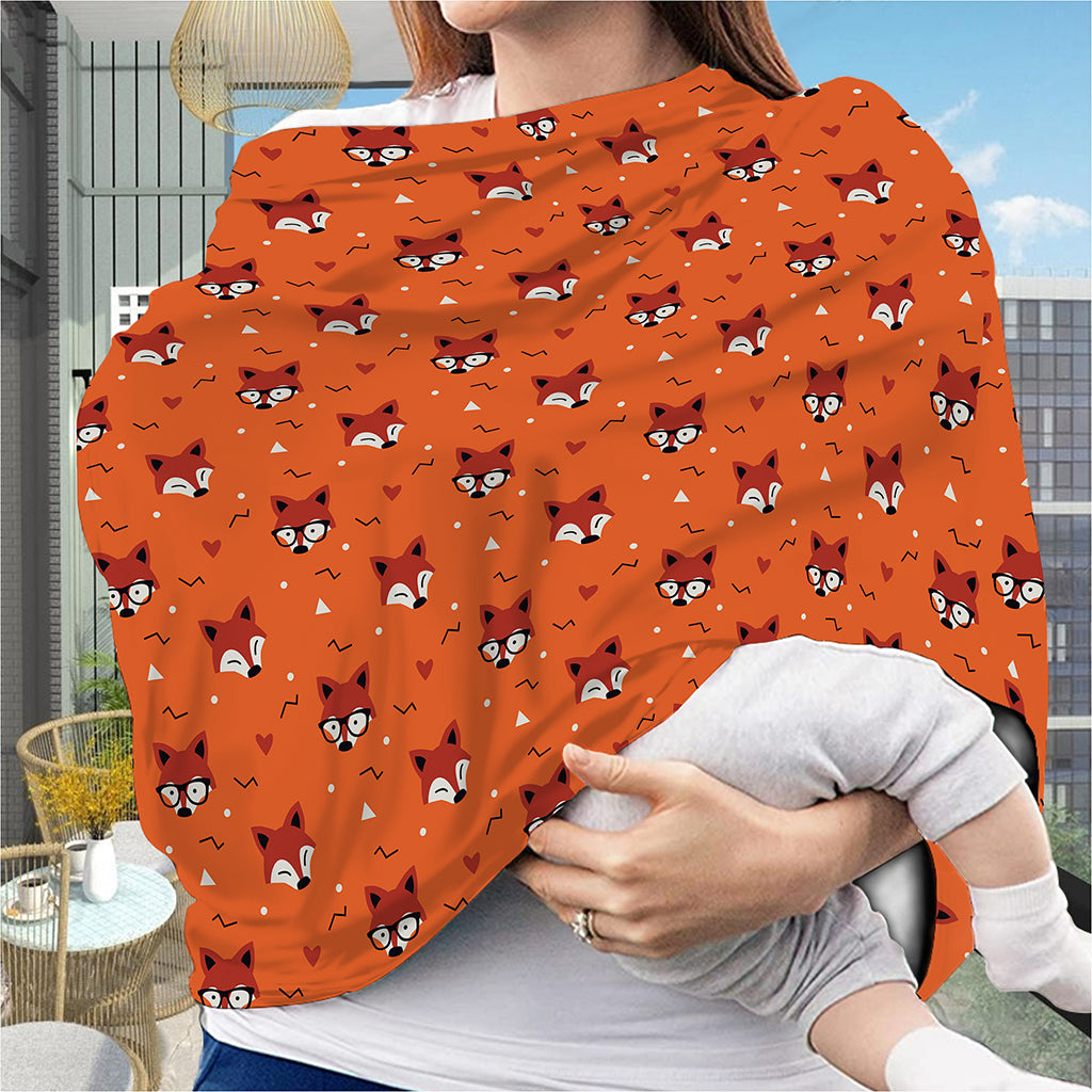 Cute Fox Pattern Print Baby Seat Cover