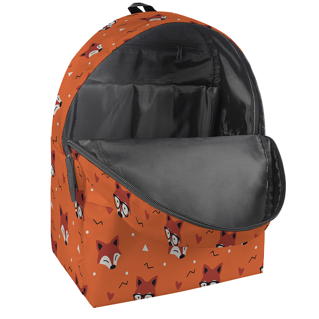 Cute Fox Pattern Print Backpack