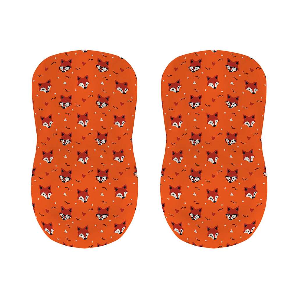 Cute Fox Pattern Print Bar Stool Covers