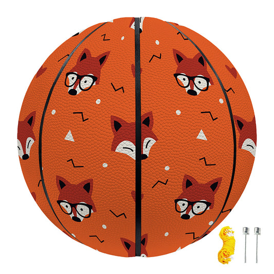 Cute Fox Pattern Print Basketball