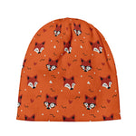 Cute Fox Pattern Print Beanie