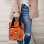 Cute Fox Pattern Print Bible Tote Bag