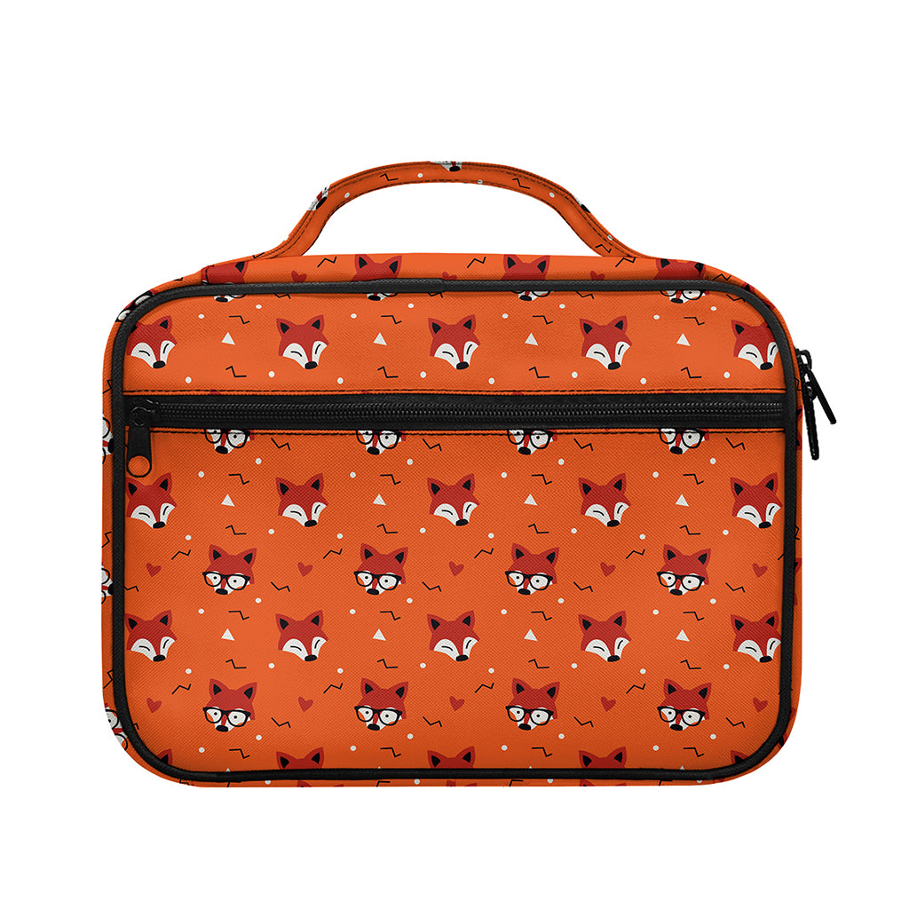 Cute Fox Pattern Print Briefcase Bible Bag
