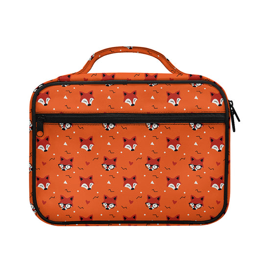 Cute Fox Pattern Print Briefcase Bible Bag