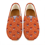 Cute Fox Pattern Print Casual Shoes