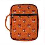 Cute Fox Pattern Print Front Pocket Bible Bag