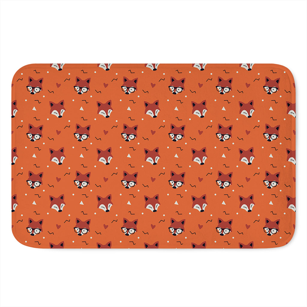 Cute Fox Pattern Print Indoor Door Mat
