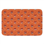 Cute Fox Pattern Print Indoor Door Mat
