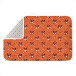 Cute Fox Pattern Print Indoor Door Mat