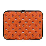 Cute Fox Pattern Print Laptop Sleeve