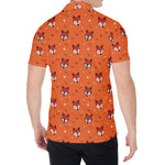 Cute Fox Pattern Print Men's Shirt