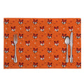 Cute Fox Pattern Print Placemat