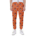 Cute Fox Pattern Print Joggers