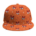 Cute Fox Pattern Print Snapback Cap